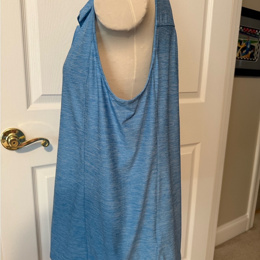 Duluth Trading Co Blue Sleeveless Tank Top XL - Picture 3 of 5